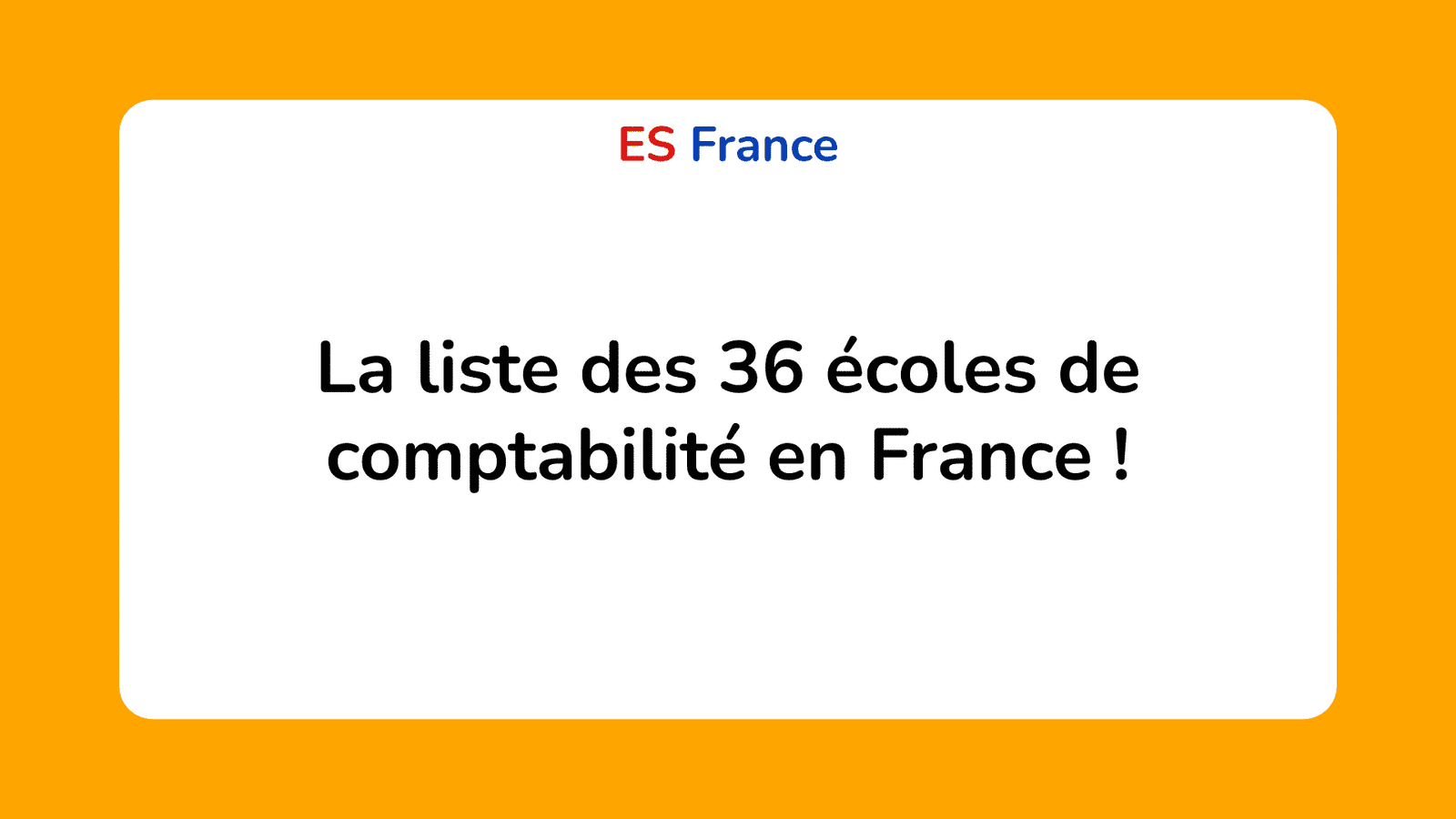 La liste des écoles de comptabilité en France