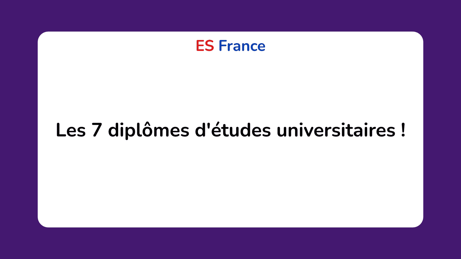 Les 7 diplômes d'études universitaires en France à obtenir !
