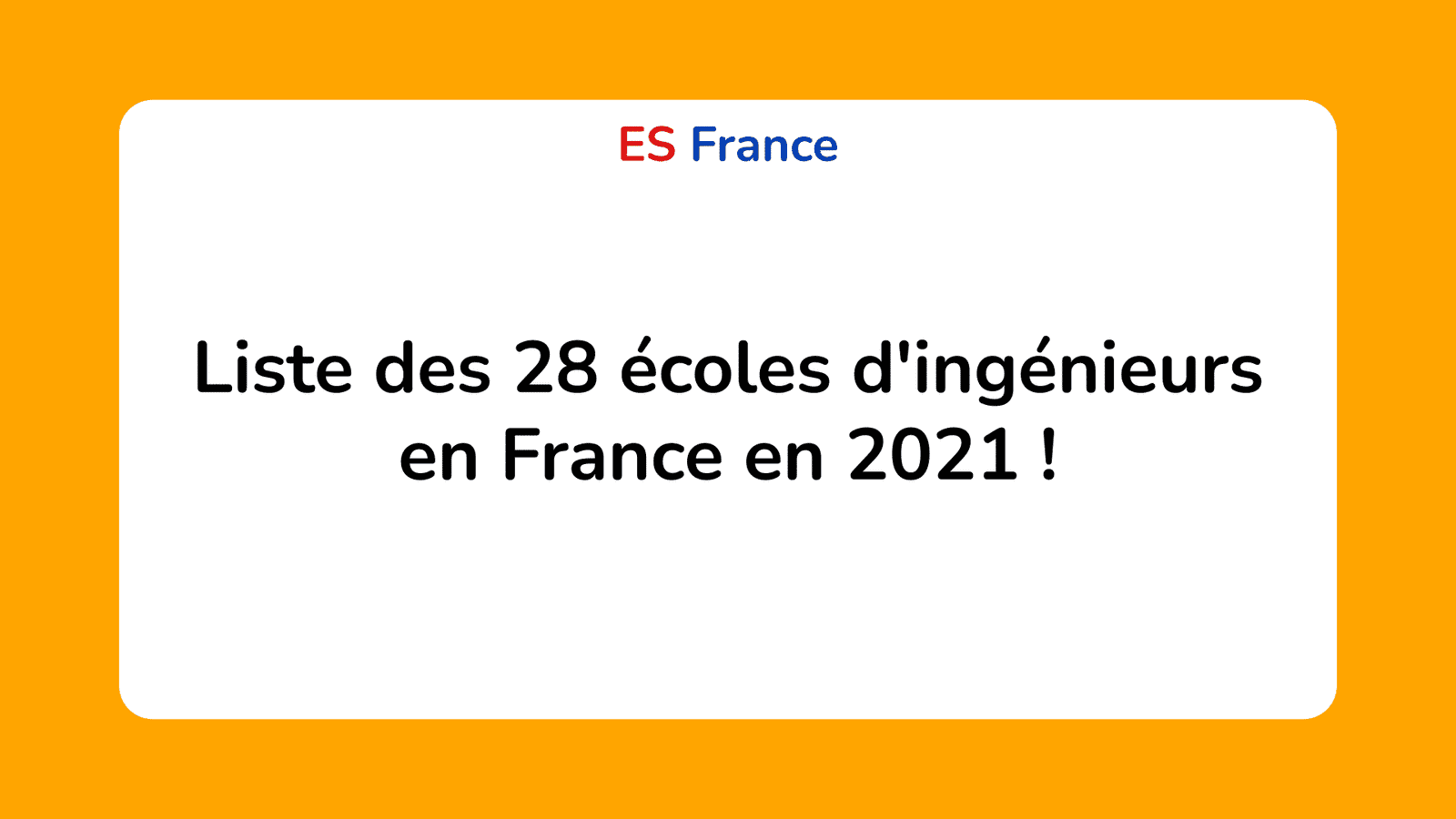 écoles d'ingénieurs en France