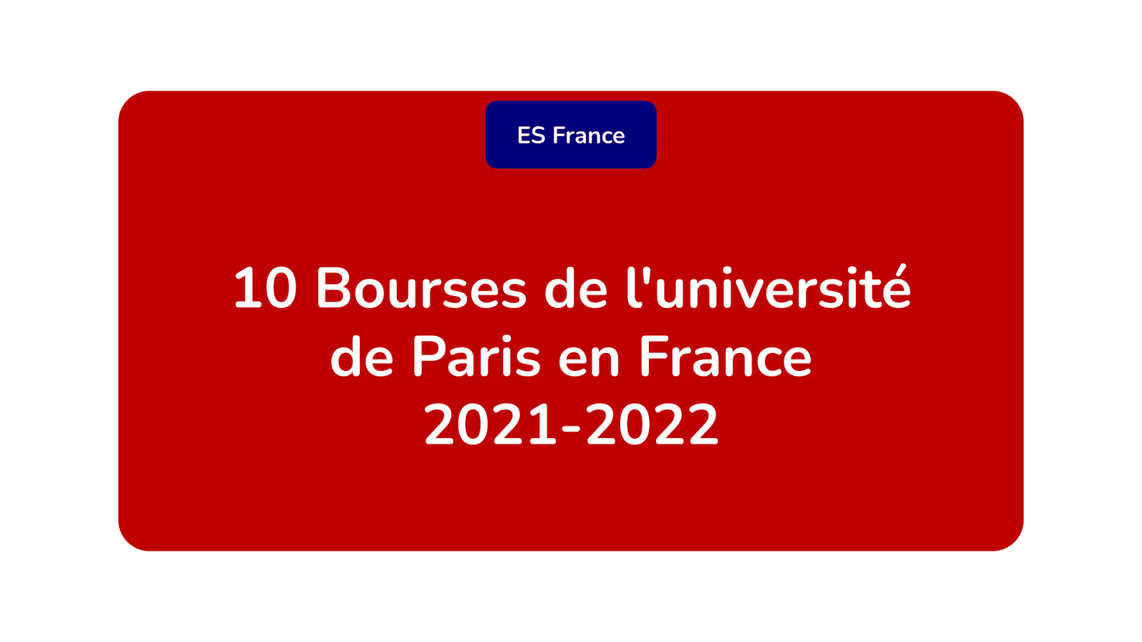 Bourses de l'université de Paris